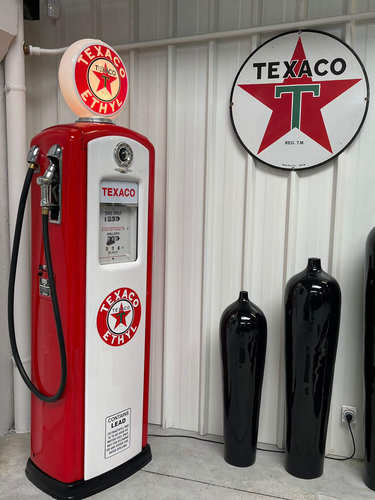 Pompe à essence TEXACO américaine de 1946 restaurée
